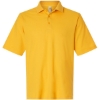 Custom Mens Resolve CVC Performance Pique Polo Campus Gold