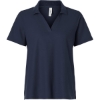 Custom Womens Resolve CVC Performance Pique Polo Classic Navy