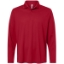 Custom Mens Nova Performance Long Sleeve Pique Polo Classic Red