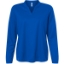 Custom Womens Nova Performance Long Sleeve Pique Polo True Royal