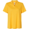 Custom Womens Nova Performance Pique Polo Campus Gold