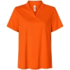Custom Womens Nova Performance Pique Polo Campus Orange