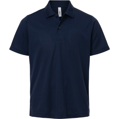 Custom Youth Nova Performance Pique Polo Classic Navy