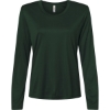 Custom Womens Capital Performance Long Sleeve T-Shirt Forest