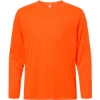 Custom Youth Capital Performance Long Sleeve T-Shirt Safety Orange