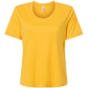 Custom Womens Capital Performance T-Shirt Campus Gold
