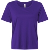 Custom Womens Capital Performance T-Shirt Campus Purple