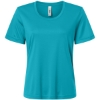 Custom Womens Capital Performance T-Shirt Clear Teal