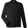 Custom Unisex Ultra UVP™ Marina Raglan Long Sleeve T-Shirt Black