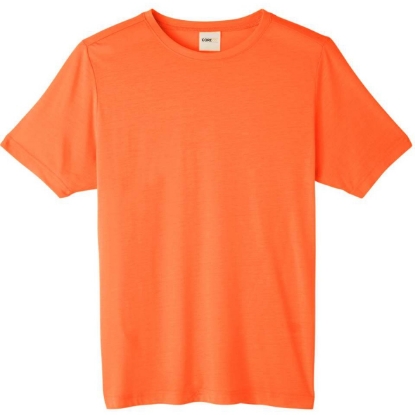 Custom Unisex Fusion ChromaSoft™ Performance T-Shirt Campus Orange