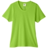 Custom Womens Fusion ChromaSoft™ Performance T-Shirt Acid Green