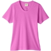 Custom Womens Fusion ChromaSoft™ Performance T-Shirt Charity Pink