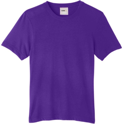 Custom Youth Fusion ChromaSoft™ Performance T-Shirt Campus Purple