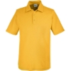 Custom Mens Fusion ChromaSoft™ Pique Polo Campus Gold