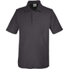 Custom Mens Fusion ChromaSoft™ Pique Polo Carbon