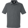 Custom Mens Fusion ChromaSoft™ Pique Polo Carbon Heather