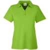 Custom Womens Fusion ChromaSoft™ Pique Polo Acid Green