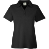 Custom Womens Fusion ChromaSoft™ Pique Polo Black