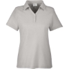 Custom Womens Fusion ChromaSoft™ Pique Polo Platinum