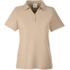 Custom Womens Fusion ChromaSoft™ Pique Polo Stone