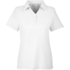 Custom Womens Fusion ChromaSoft™ Pique Polo White