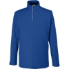 Custom Mens Fusion ChromaSoft™ Pique Quarter-Zip Pullover True Royal