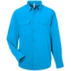 Custom Mens Ultra UVP® Marina Shirt Electric Blue
