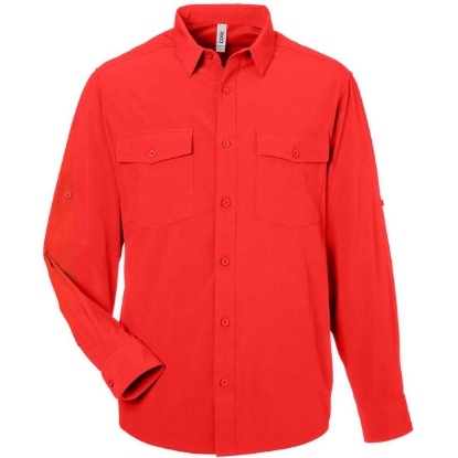 Custom Mens Ultra UVP® Marina Shirt Marina Red