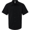 Custom Mens UltraUVP Shoreline Short Sleeve Staff Shirt Black