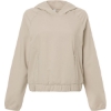 Custom Womens UltraUVP Shoreline Long Sleeve Hooded Pullover Stone