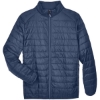 Custom Mens Prevail Packable Puffer Jacket Classic Navy