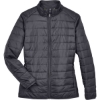 Custom Womens Prevail Packable Puffer Jacket Carbon