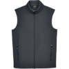 Custom Mens Cruise Two-Layer Fleece Bonded Soft Shell Vest Carbon