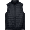 Custom Mens Prevail Packable Puffer Vest Black