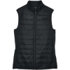 Custom Womens Prevail Packable Puffer Vest Black