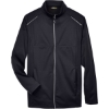 Custom Mens Techno Lite Three-Layer Knit Tech-Shell Black