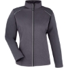 Custom Womens Techno Lite Three-Layer Knit Tech-Shell Carbon Heather