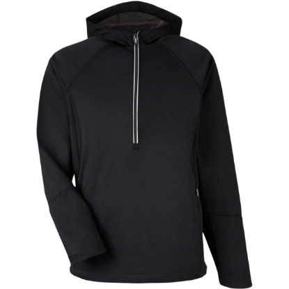 Custom Unisex Techno Lite Pullover Anorak Black