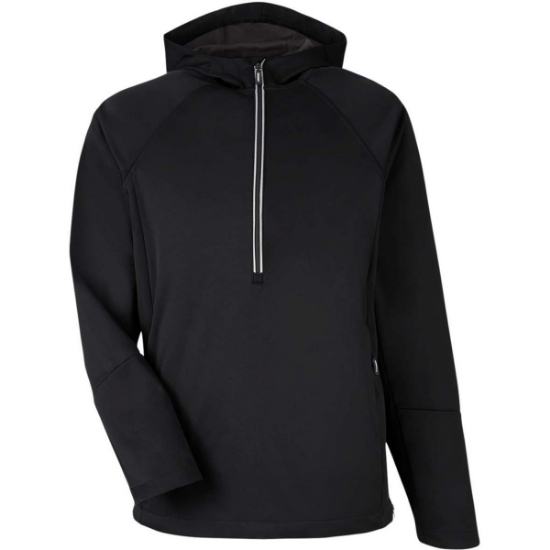 Custom Unisex Techno Lite Pullover Anorak Black