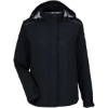Custom Womens Packable Rain Jacket Black
