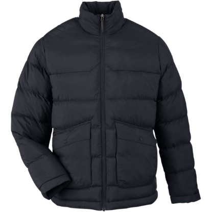 Custom Mens Inspire Puffer Jacket Black