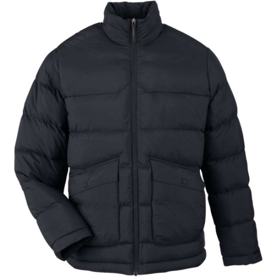 Custom Mens Inspire Puffer Jacket Black