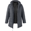 Custom Womens Inspire 3-in-1 Jacket with Insulated Liner Carbon/ Black