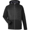 Custom Unisex Techno Lite Hybrid Hooded Jacket Black