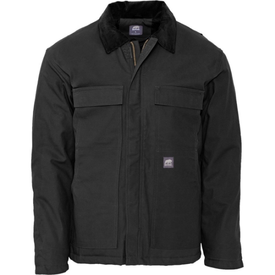 Custom Mens Heritage Chore Coat Black