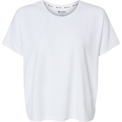Custom Womens Sport Soft Touch T-Shirt White