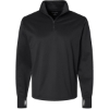Custom Unisex Sport Quarter-Zip Pullover Black