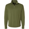 Custom Unisex Sport Quarter-Zip Pullover Fresh Olive