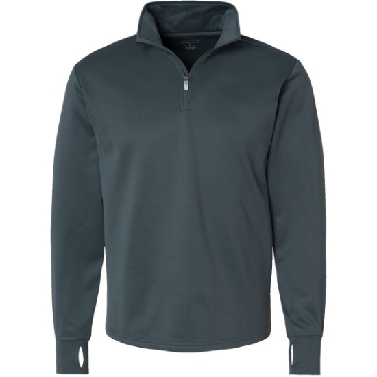 Custom Unisex Sport Quarter-Zip Pullover Stealth