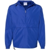Custom Unisex Packable Anorak Jacket Royal Blue